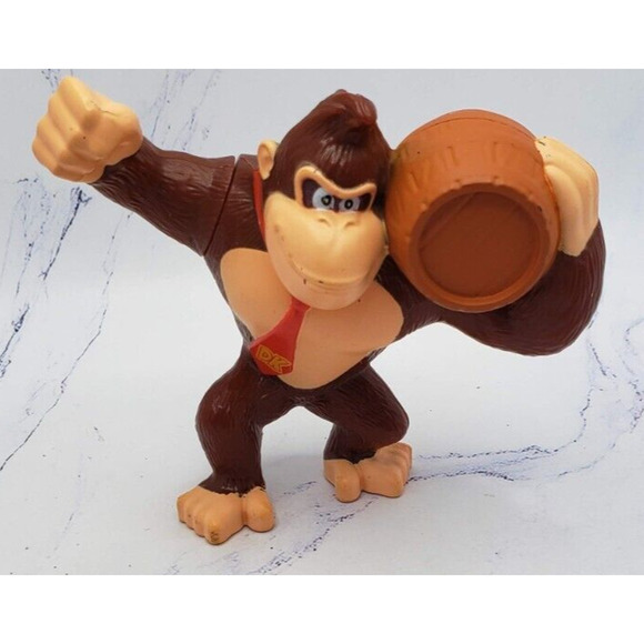 Mcdonalds Happy Meal toy 2022 The Super Mario Bros Movie #6 Barrel Donkey Kong - Picture 1 of 9